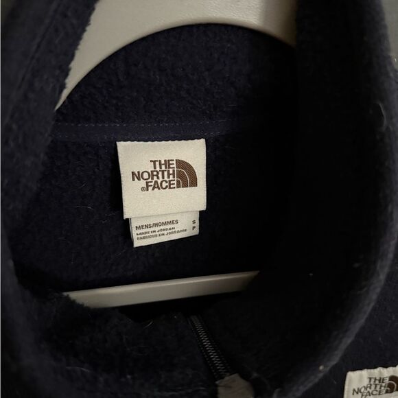 The Northface Zip Men's Fleece Jacket Size Small Two Tone Blue - Picture 7 of 12